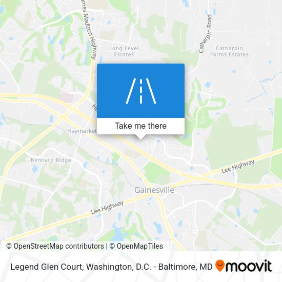 Legend Glen Court map