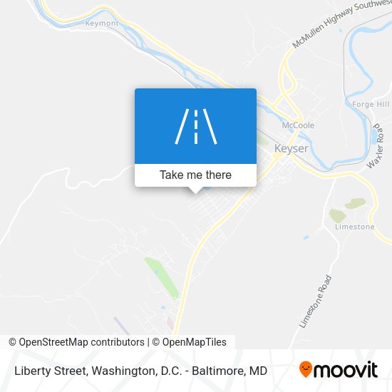 Liberty Street map