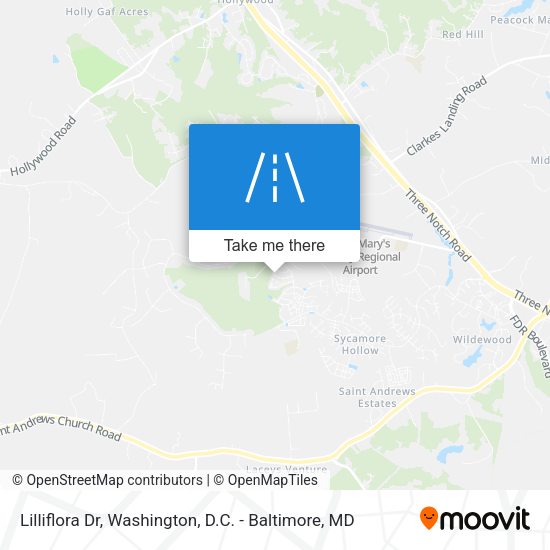 Lilliflora Dr map