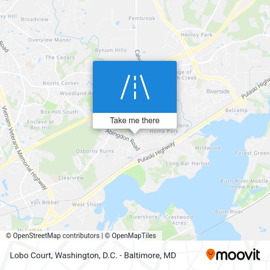 Lobo Court map