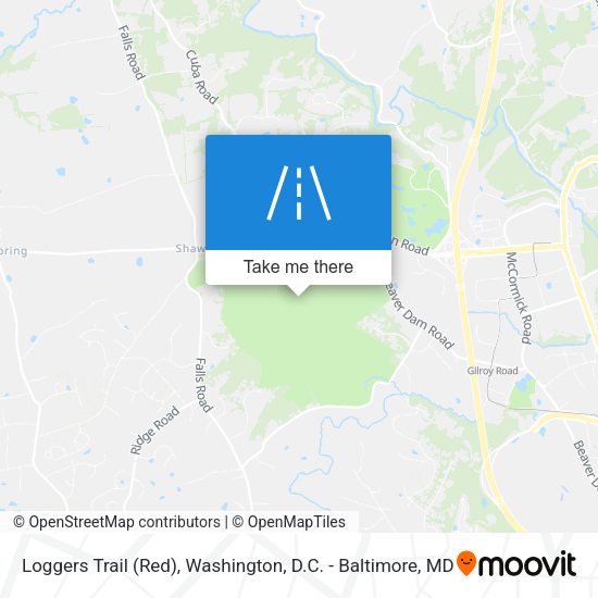 Loggers Trail (Red) map