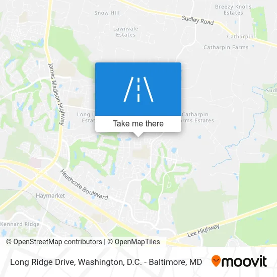Long Ridge Drive map