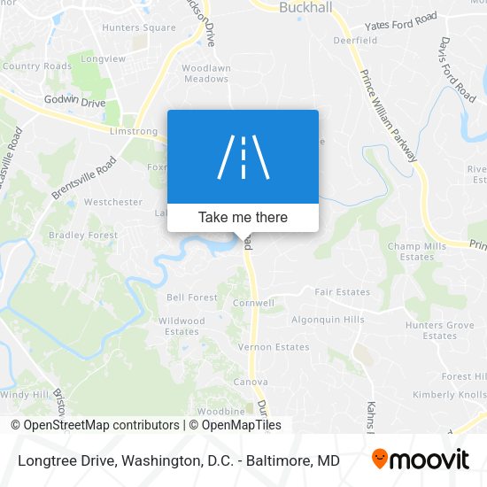 Longtree Drive map