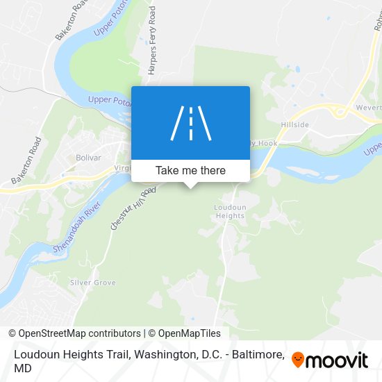 Loudoun Heights Trail map