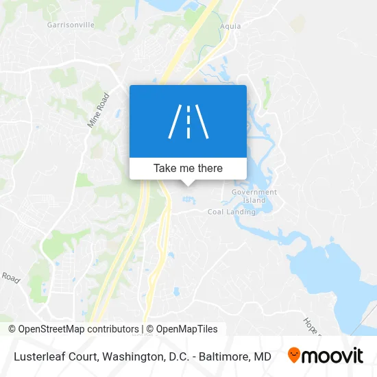 Lusterleaf Court map