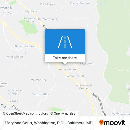 Maryland Court map