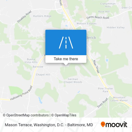 Mapa de Mason Terrace