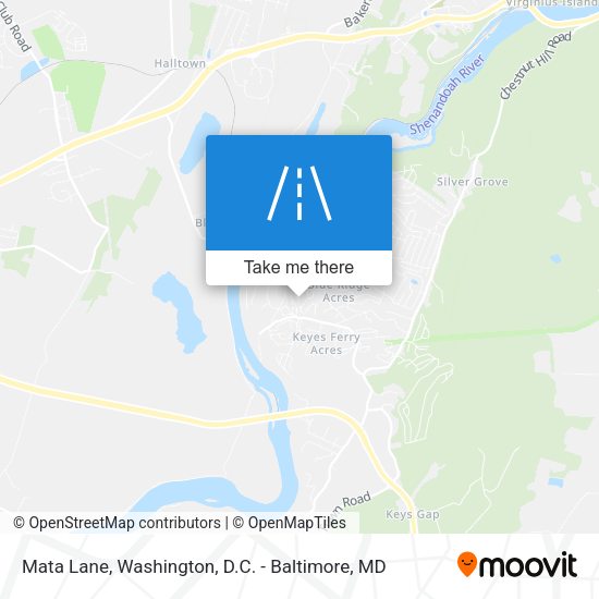 Mata Lane map