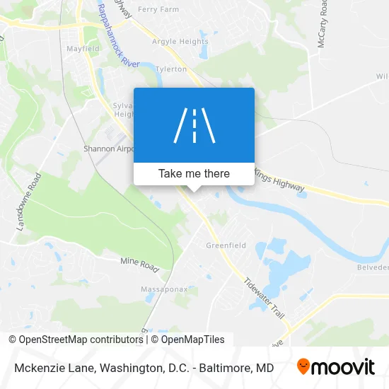 Mckenzie Lane map