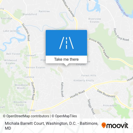 Michala Barrett Court map