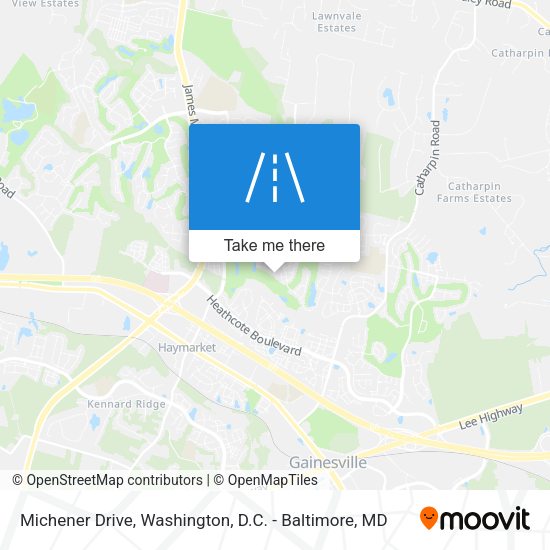 Mapa de Michener Drive