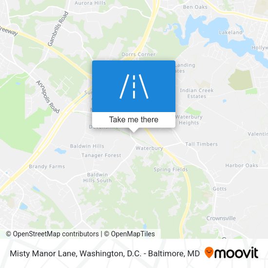 Mapa de Misty Manor Lane