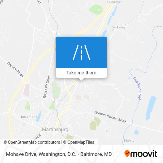 Mohave Drive map
