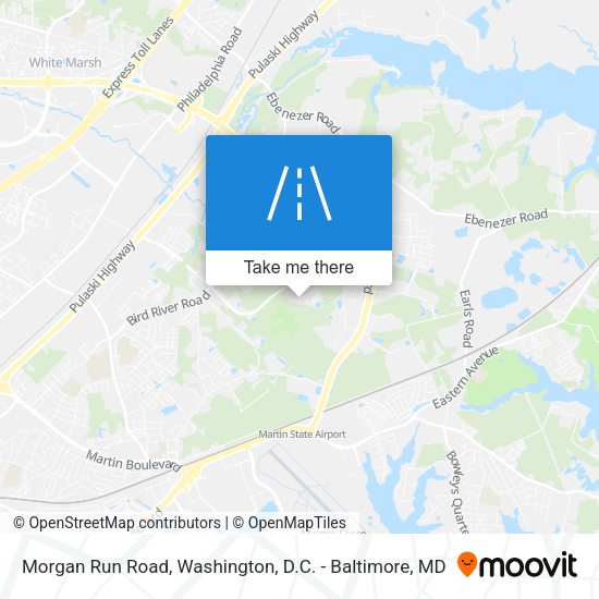 Morgan Run Road map