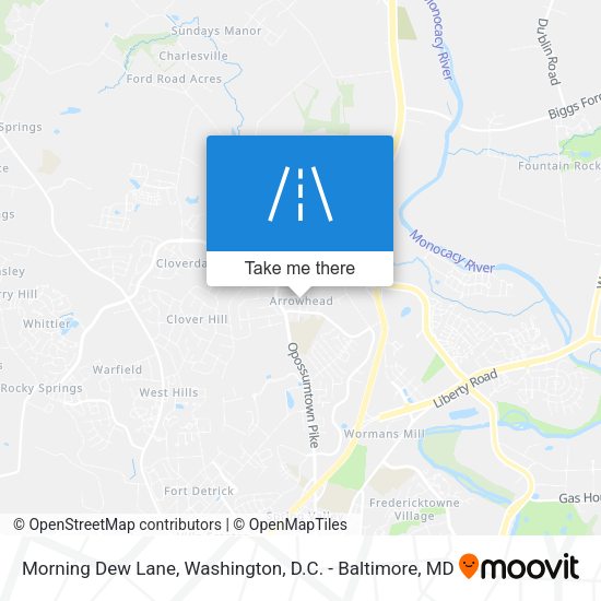 Mapa de Morning Dew Lane