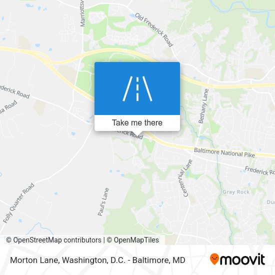 Morton Lane map