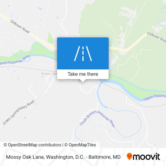 Mossy Oak Lane map