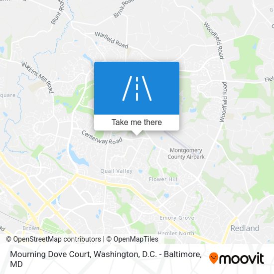 Mourning Dove Court map