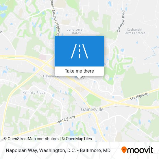 Napolean Way map