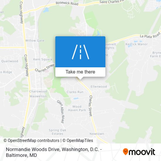 Normandie Woods Drive map