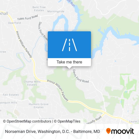 Norseman Drive map