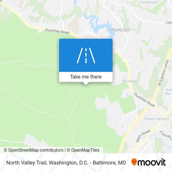 Mapa de North Valley Trail
