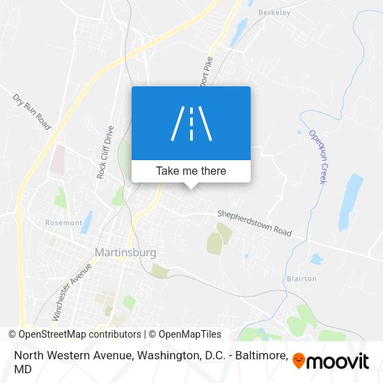 Mapa de North Western Avenue