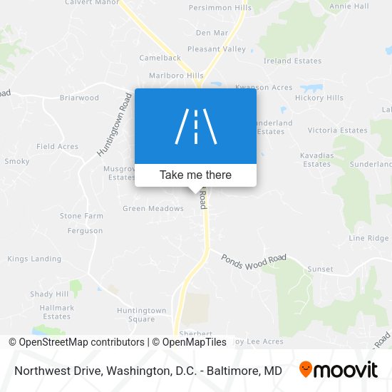 Northwest Drive map