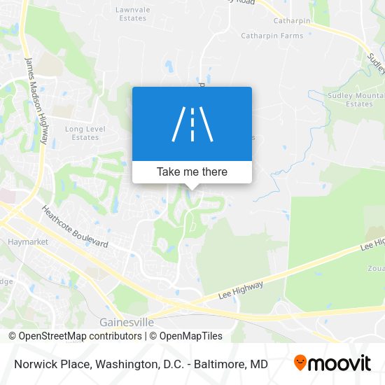 Norwick Place map