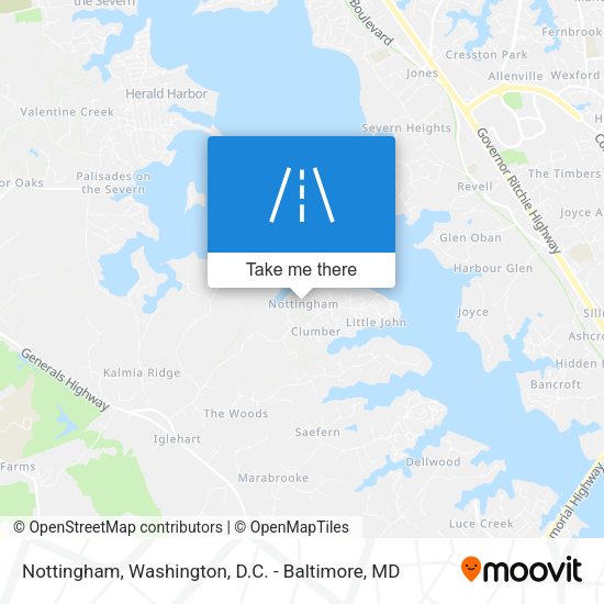Nottingham map
