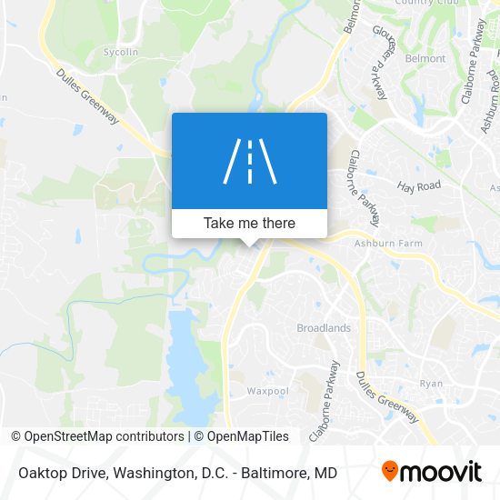 Mapa de Oaktop Drive