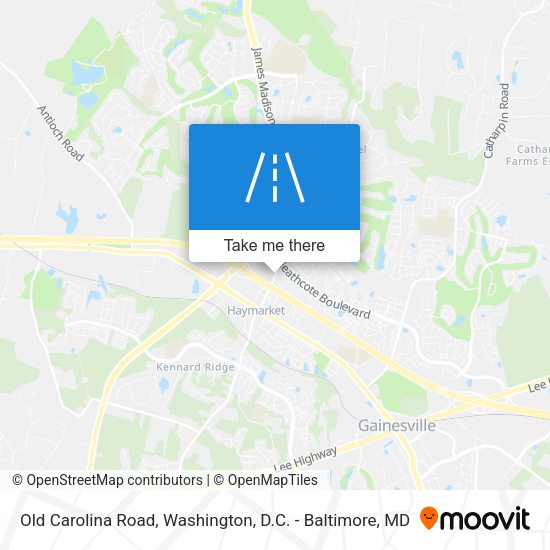 Mapa de Old Carolina Road