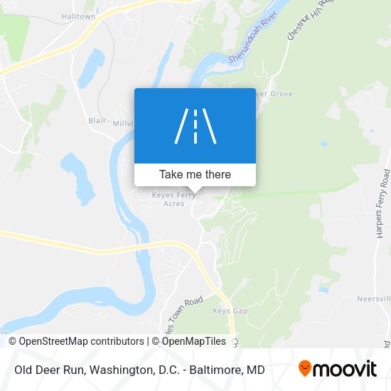 Mapa de Old Deer Run