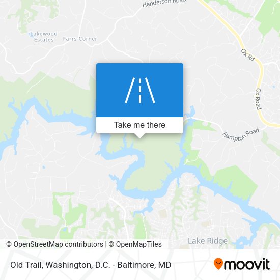 Old Trail map
