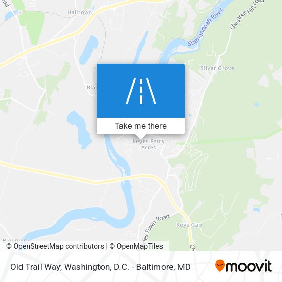 Mapa de Old Trail Way
