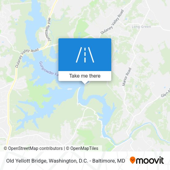 Old Yellott Bridge map