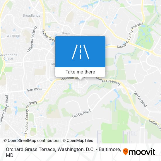 Mapa de Orchard Grass Terrace