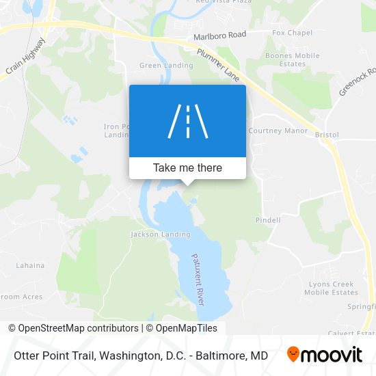 Otter Point Trail map
