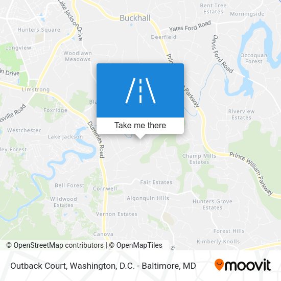 Outback Court map