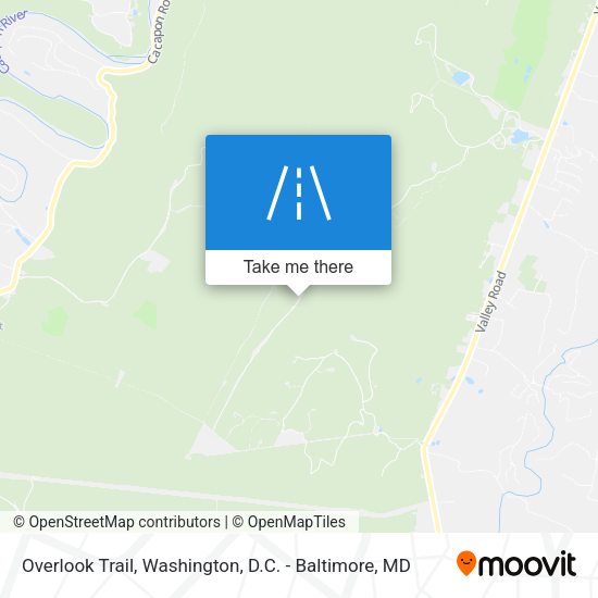 Overlook Trail map