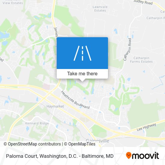 Paloma Court map