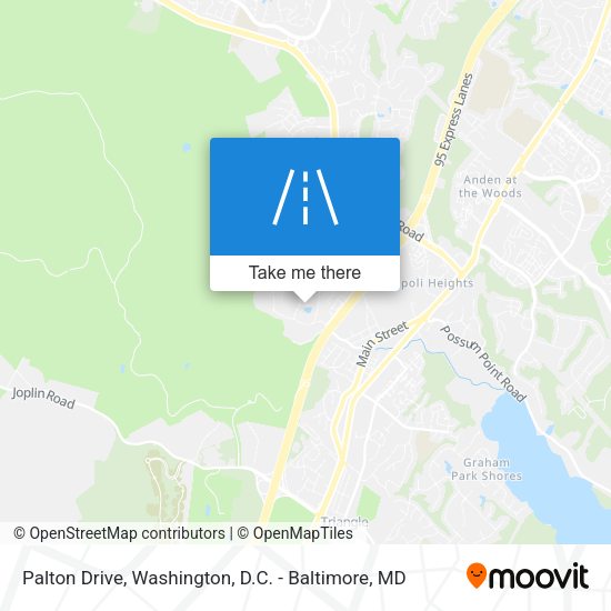 Palton Drive map