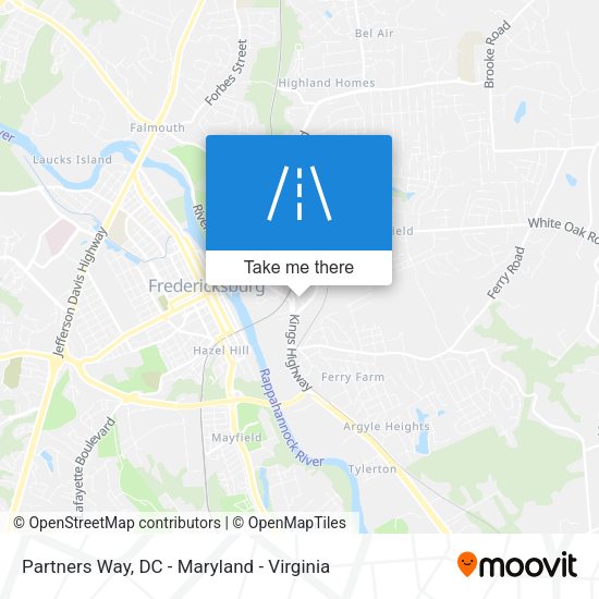 Partners Way map