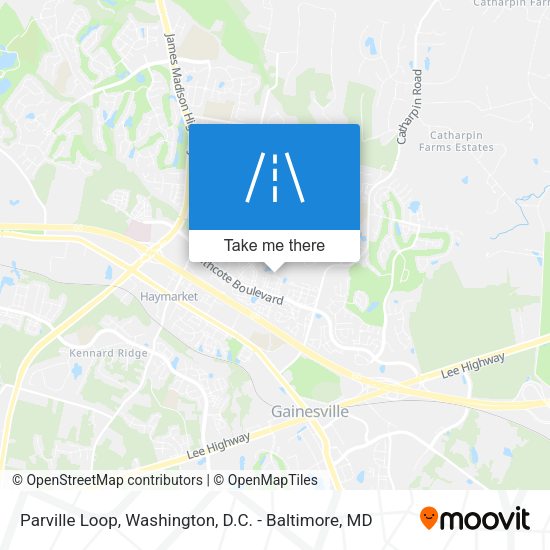 Parville Loop map