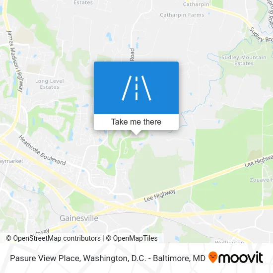 Pasure View Place map