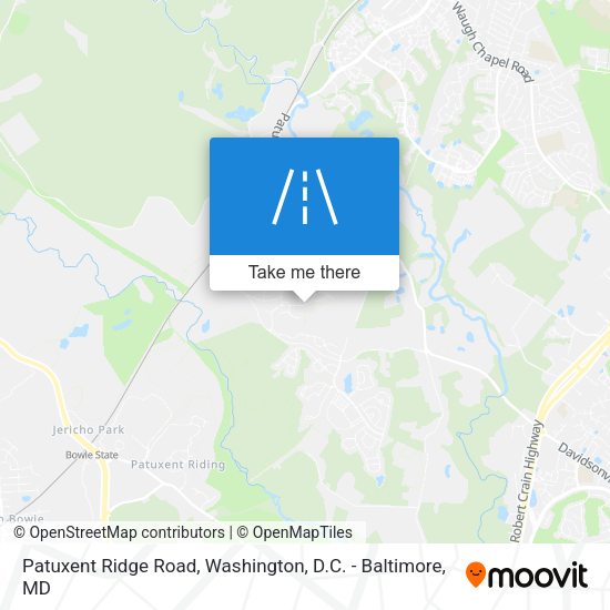 Patuxent Ridge Road map