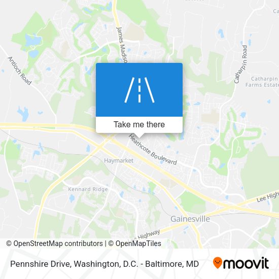 Pennshire Drive map