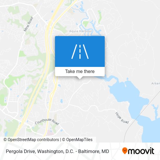 Pergola Drive map