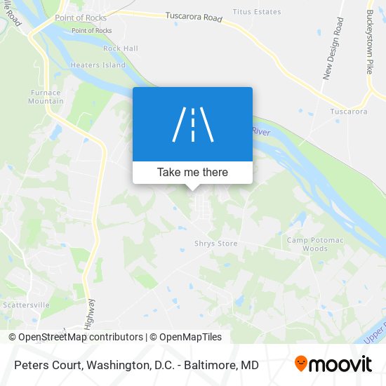 Peters Court map