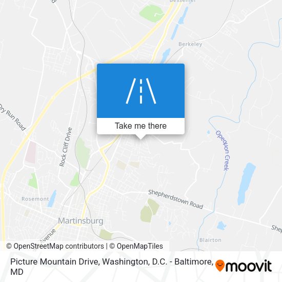 Picture Mountain Drive map